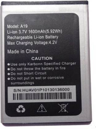 mobi com Mobile Battery For  KARBONN A19