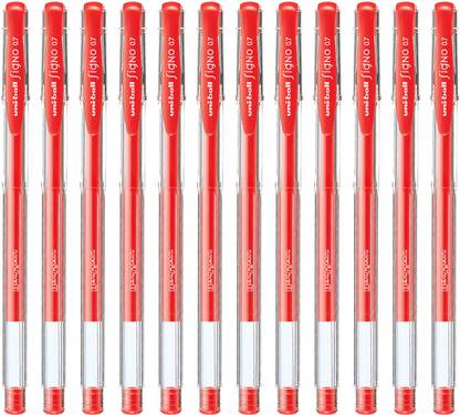 uni-ball Signo UM100 0.7mm Fluorescent Red Gel Pen