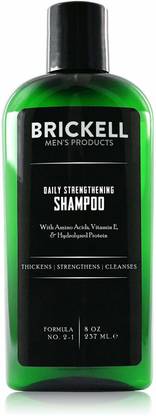 Brickell Men's Products Daily Strengthening Shampoo, 8 Ounce [Cat_216]