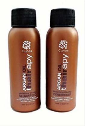 Argan Oil thairapy Morrocan Argan Oil Ultra Hydrating Shampoo & Conditioner Travel Set- Repairs D