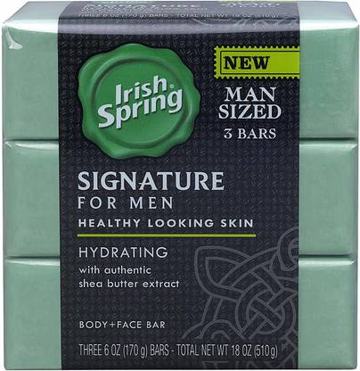 Irish Spring Signature for Men Hydrating Bar Soap
