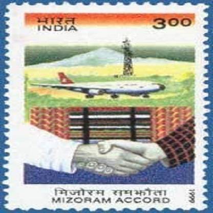 Sams Shopping Mizoram Accord Thematic Stamps