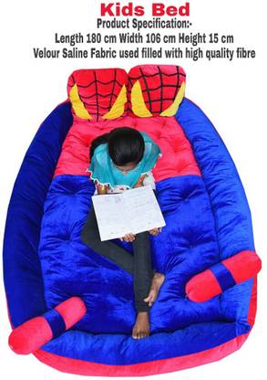 shakti SPIDER MAN PILLOW TOY BED MATTRESS FOLDABLE SPIDER MAN