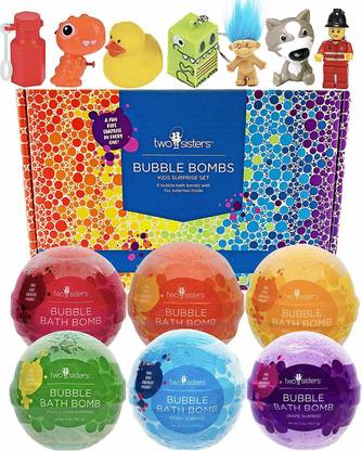 Two+Sisters+Spa 6 Kids Bath Bombs With Toy Surprises Inside [CAT_4233]