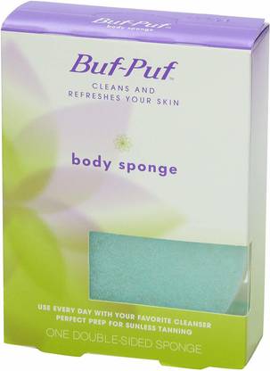 Buf-Puf Double-Sided Body Sponge