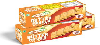 wheafree Gluten Free Butter Masala Biscuits Salted Biscuit