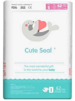 Cute seal BABY DIAPERS - S