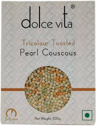 Dolce Vita Tri-Color Toasted, 500g Couscous