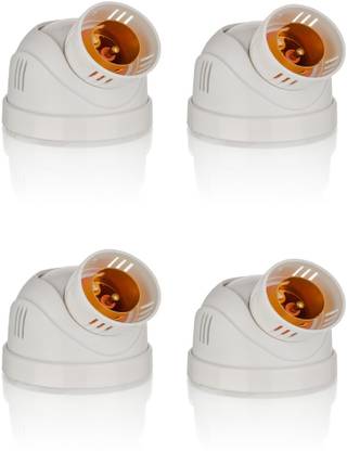 CONA Adjustable Holder (White) - Pack of 4 Plastic Light Socket