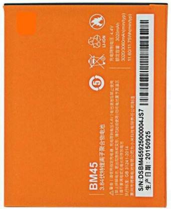 Resolly Mobile Battery For  redmi Xiaomi MI Redmi Note 2 bm45