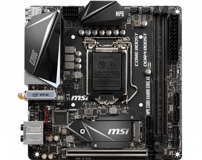 MSI MPG Z390I Gaming Edge AC LGA1151Socket ATX Intel Z390 Chipset DDR4 Motherboard for Desktop