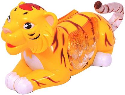 kreiz Funny Tiger Robot Light and Sound Toy