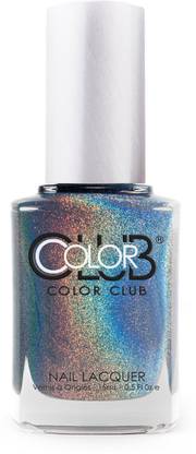 Color Club Halographic Hues Nail Polish, Shimmering Sky Colors, Over The Moon, .05 Ounce [CAT_1003] Multicolor