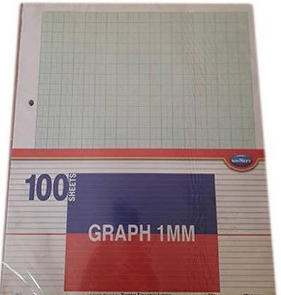 NAVNEET graph Ruled A4 85 gsm Graph Paper