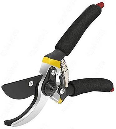 Birud sb0326 Gardening Tools - Garden Shears Sharp Cutter Pruners Scissor, Pruning Seeds with Grip-Handle Flower Cutter Ratchet Pruner