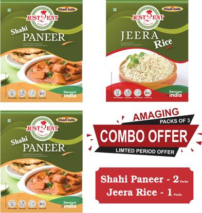 Just 2 Eat Shahi Paneer, Jeera RIce 850 g