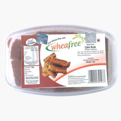 wheafree Gluten Free Cake Rusk Vanilla flavored Cake Rusk