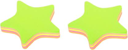 CARRY ON 10.16 cm COLOURS 100 Sheets STICKY NOTES, 2 Colors  (Set Of 2, BRIGHT COLOUR) Double-sided Sticker