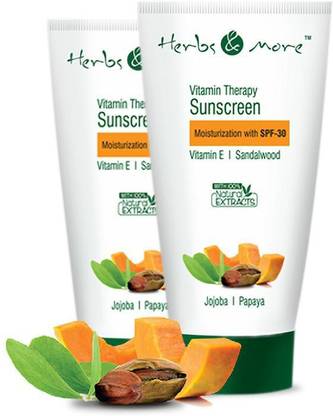 HERBS & MORE Sunscreen - SPF 30+ PA++ HERBAL SUN SCREEN