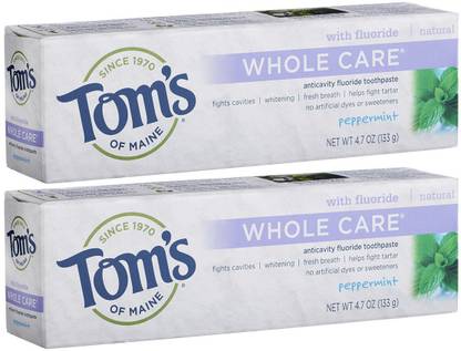Tom's Of Maine Toms of Maine Whole Care Fluoride Toothpaste Toothpaste
