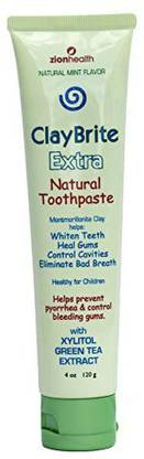 Zion Health Claybrite Extra Strength Toothpaste, 3.2 Ounce [CAT_4245] Toothpaste
