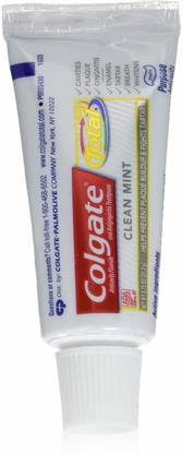 Colgate Total Clean Mint Toothpaste-0.75 oz, Travel Trial size - CASE PACK of 24 tubes [CAT_4245] Toothpaste