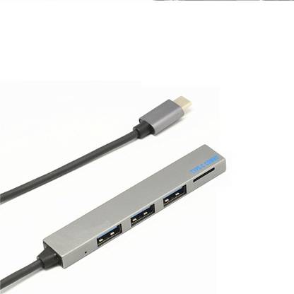 SEC Type-C to 3 Port USB 3.0 HUB Laptop OTG Adapter Accessories with TF Card Reader Type-C to 3 Port USB 3.0 HUB Laptop OTG Adapter Accessories with TF Card Reade USB Hub