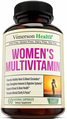 Vimerson Health Women's Daily Multivitamin Supplement - 60 Natural Capsules