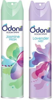 Odonil Rose, Lavender Car Freshener Spray Jasmine & Lavender