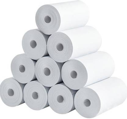 SWAGGERS 3 inch big size thermal paper rolls-50meter set of 10 rolls Thermal Cash Register Paper
