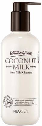 NEOGEN Coconut Milk Pure Mild Cleanser 300Ml / 9.9 Fl.Oz. With Banobagi Vita Genic H Face Wash