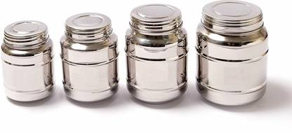PRV Steel Grocery Container  - 300 ml, 400 ml, 500 ml, 600 ml