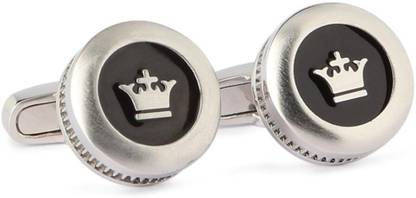 LOUIS PHILIPPE Steel Cufflink Set