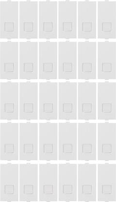 CONA 9341 Status Mini Telephone Jack 2 Line (with Shutter) Socket White (Pack of 30)|Module Telephone Socket|Telephone Socket|Jack 2 Socket|Mini Tele Socket|Telephone Socket For Home Office Shop Wall Plate