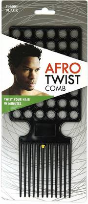 Afro & Twist Comb Afro Twist Comb Black twist your hair in minutes [CAT_3976]