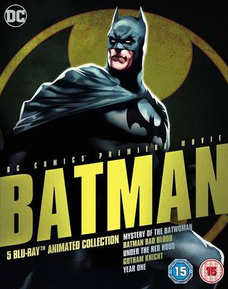 Batman: 5 Animated Movies Collection - Mystery of the Batwoman + Mask of the Phantasm + Under the Red Hood + Gotham Knight + Year One (5-Disc Box Set) (Slipcase Packaging + Fully Packaged Import) (Region Free)