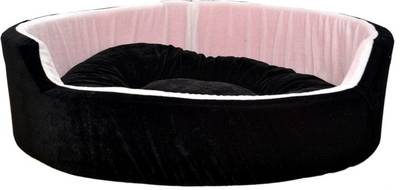 RK PRODUCTS 51 BLACK WITH WHITE S Pet Bed