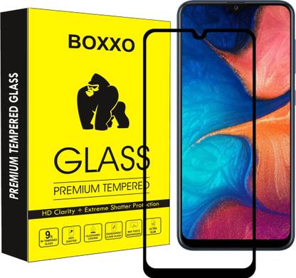 Boxxo Edge To Edge Tempered Glass for Samsung Galaxy A20s
