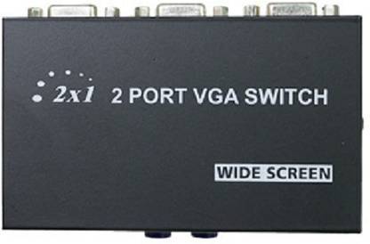 techut TV-out Cable 2 PORT VGA SWITCH to Connect Two CPU to One Display