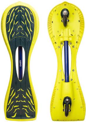 Oxelo by Decathlon KIDS & ADULT WAVEBOARD OXELOBOARD CLASSIC - YELLOW 15 inch x 30 inch Skateboard