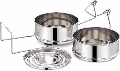 PRV Stainless Steel Cooker Separator Suitable for 7.5 Ltrs Outer Lid Cookers Stainless Steel Steamer