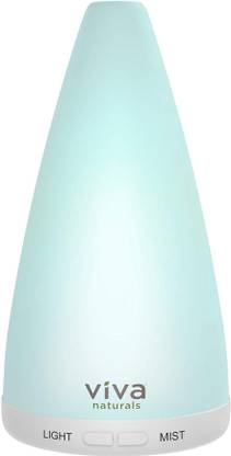 Viva Naturals Aroma Diffuser Aromatherapy Essential Oil Diffuser - Vibrant Changeable LED Lig