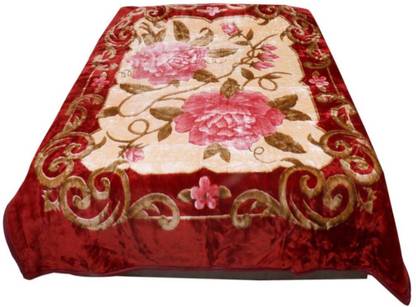 Abicon Printed Double Mink Blanket for  Heavy Winter