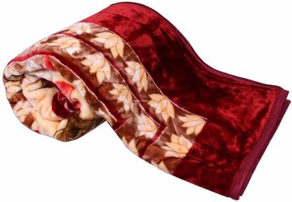 Abicon Printed Double Mink Blanket for  Heavy Winter