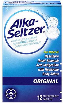 Alka-Seltzer Effervescent Headache Acid Indigestion Tablets Capsules