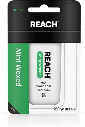 Johnson & Johnson(R) Reach(R) Reach Dental Floss, Waxed, Mint, 200 Yard (Pack of 4) [CAT_4232]