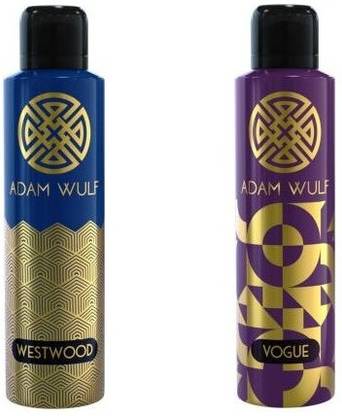Adam Wulf Westwood + Vogue 150ml Each Deodorant Spray  -  For Men & Women