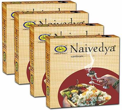 Cycle Naivedya Sambrani - Pack Of 4 (12 Units) Guggul Dhoop
