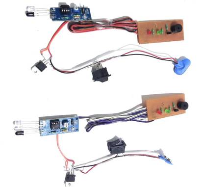 SR ROBOTICS 2 IR CIRCUIT FOR Accident prevention road safety MODEL Educational Electronic Hobby Kit