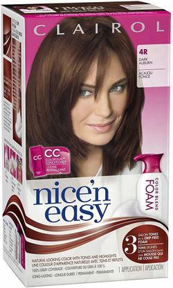 Clairol Nice 'N Easy Color Blend Foam Hair Color  , Dark Auburn
